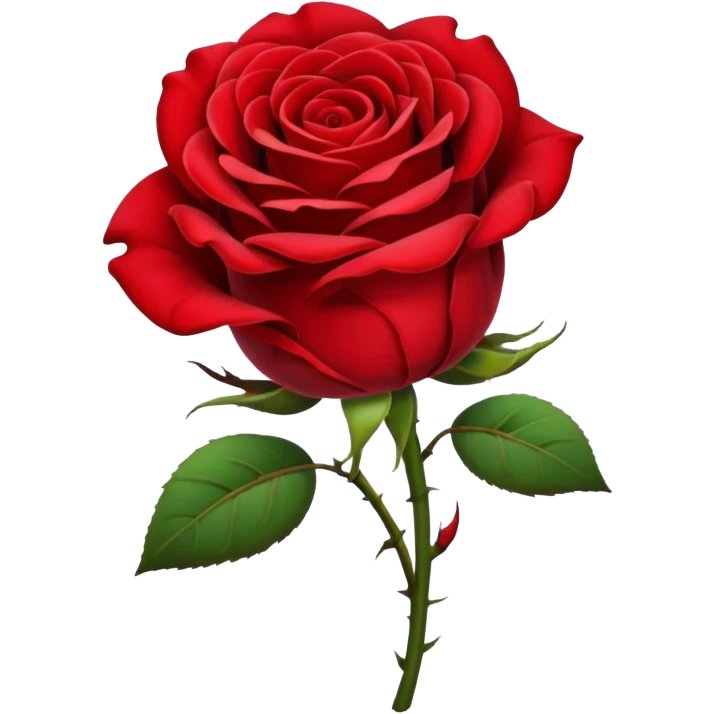 Sad rose emoji