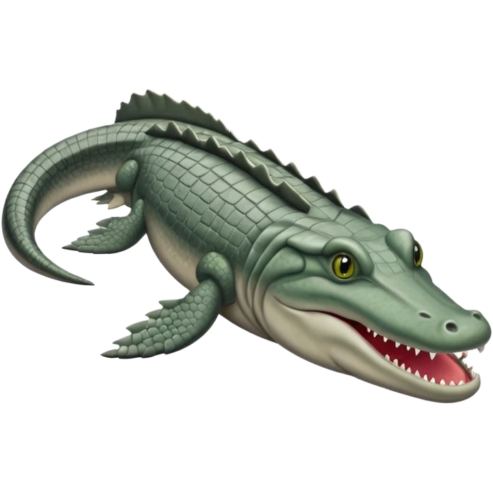 Tiktaalik Roseau-a fish that looks like a crocodile emoji