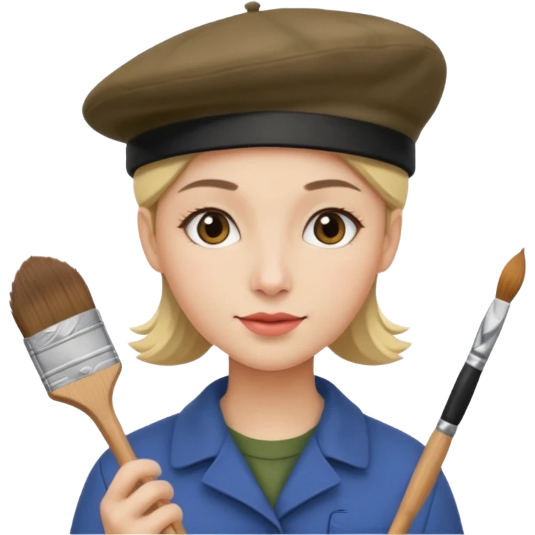 artiste peintre à emoji