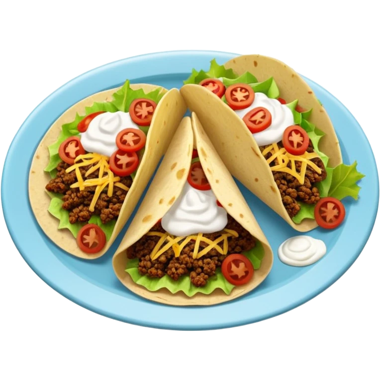 platter of tacos emoji