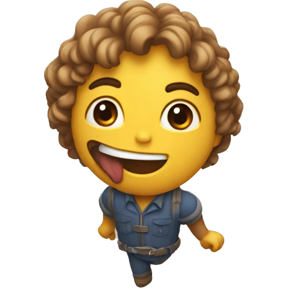 Coração batendo dizendo te amo emoji