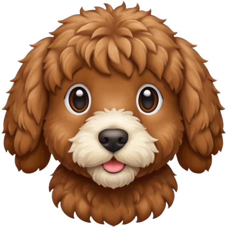 A cocapoo  emoji