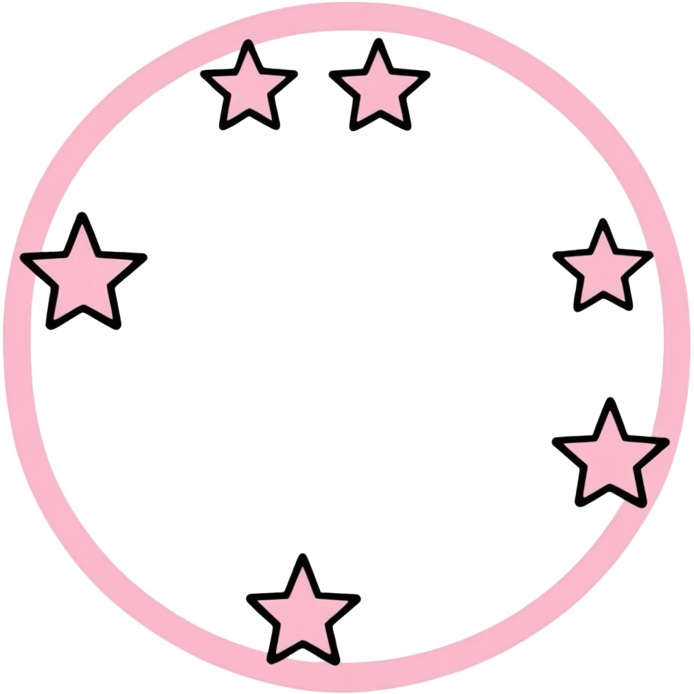 Pink Stars emoji
