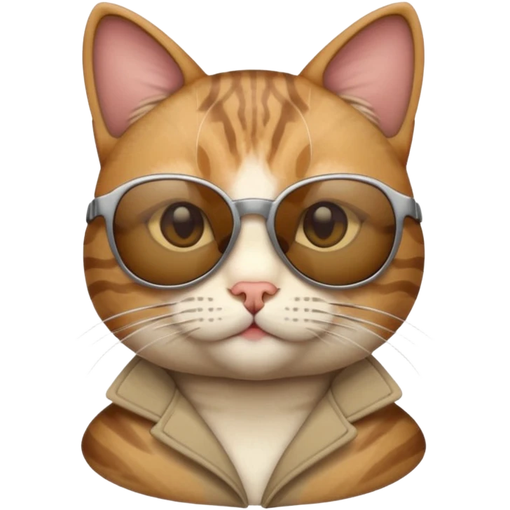 Cat wearing sunglasses emoji