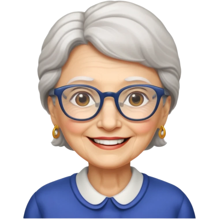 Grandmom with glasses  emoji