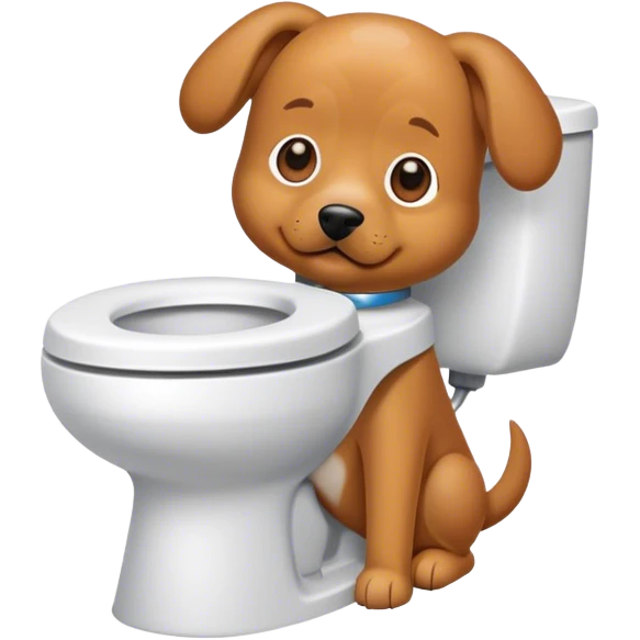 Skibidi toilet dog emoji