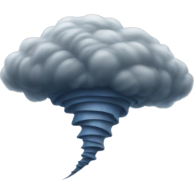 Tornado  emoji