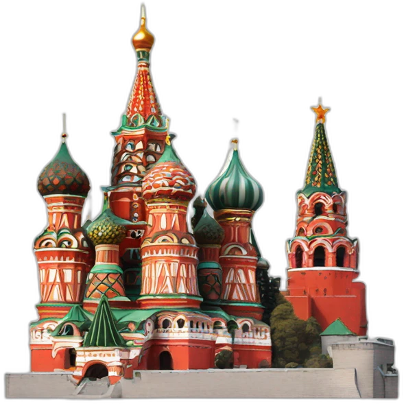 Red Square Moscow emoji