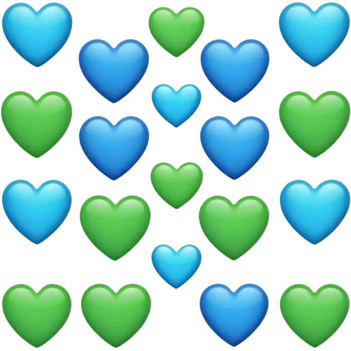 میخام برام اموجی قلب سبز ابی emoji