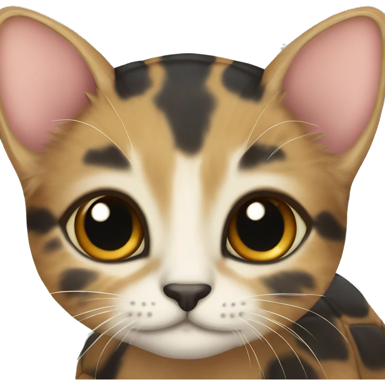 kitten tortoise shell emoji