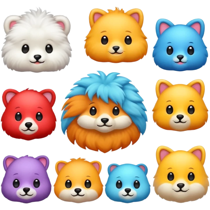 Cute animali emoji