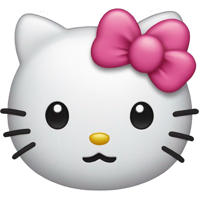 Hello kitty head emoji