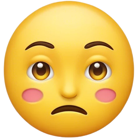 Yellow emoji doing a side eye emoji