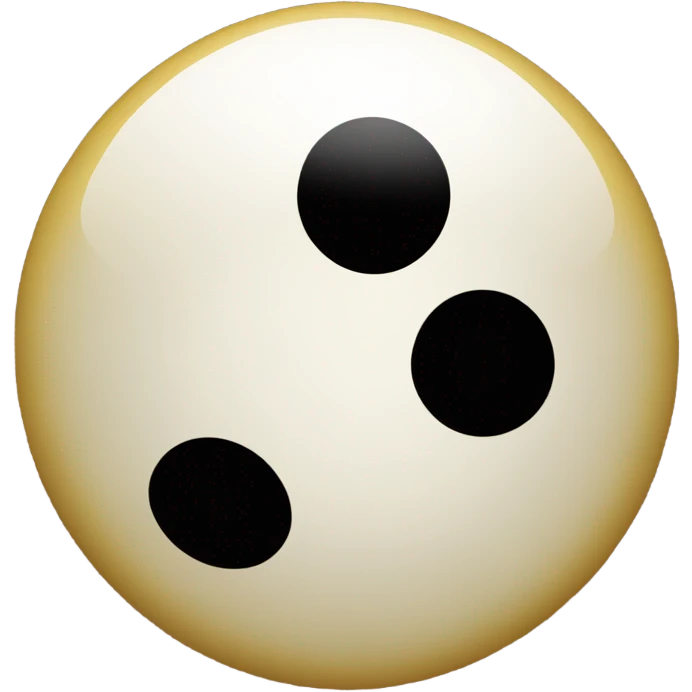 Completely Golden 8-ball emoji