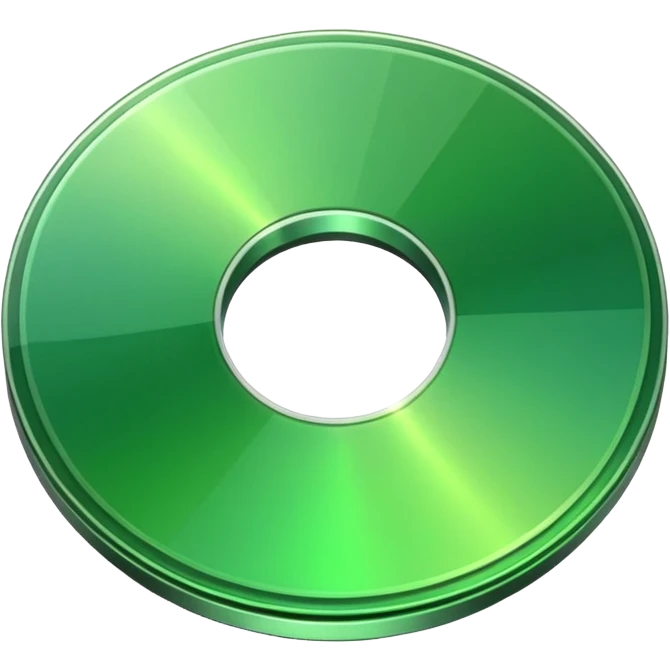 green cd emoji