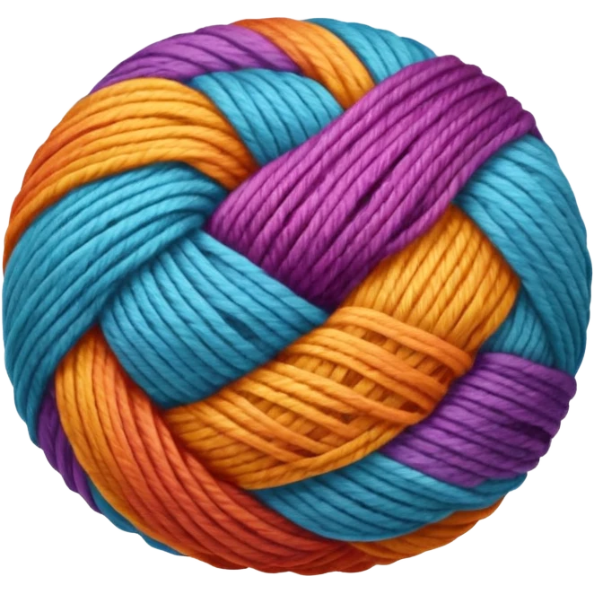 colorfull ball of yarn emoji