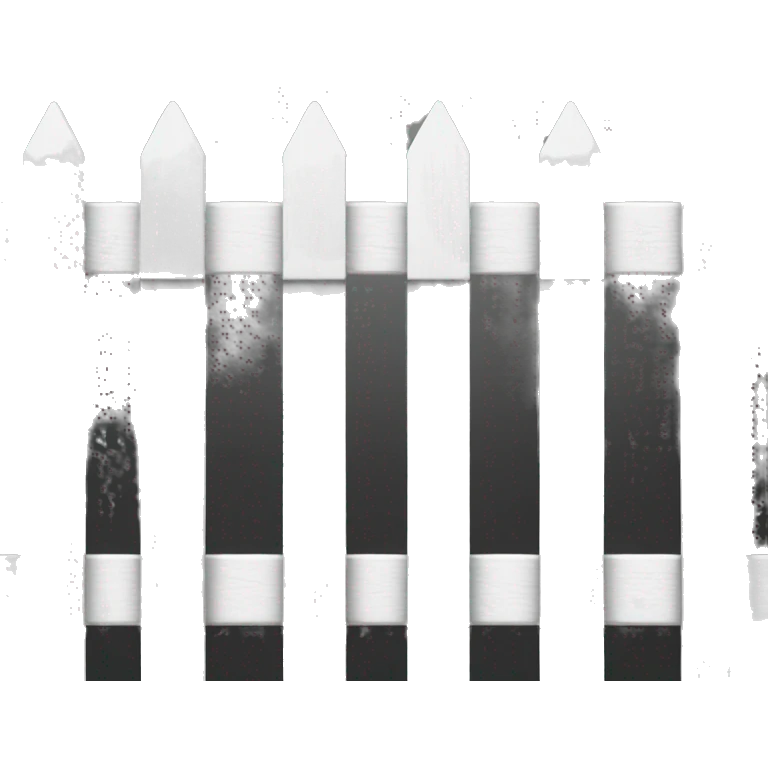 White fence emoji