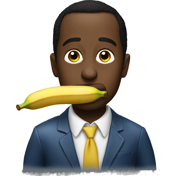 Pdiddy eating a banana  emoji