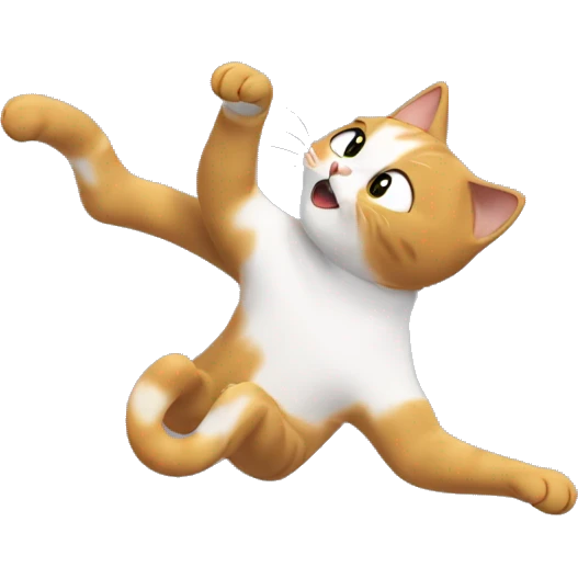 Cat doing backflips  emoji