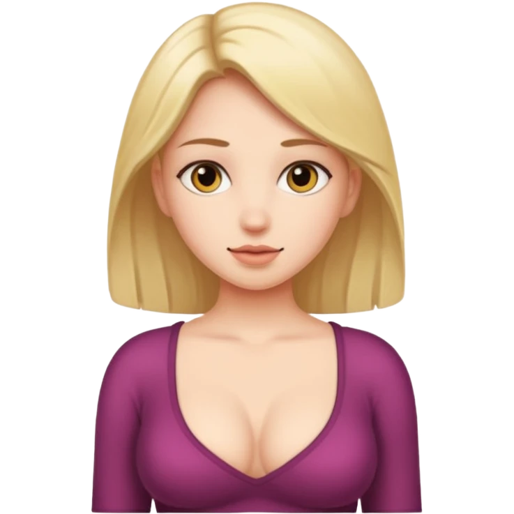девушка показывает сиськи emoji