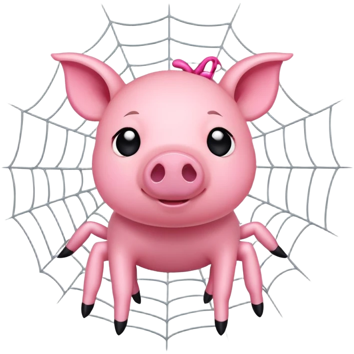 Spider pig emoji