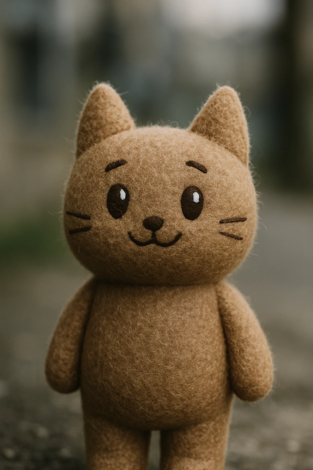 cat and dog as plush toys, soft and cute emoji