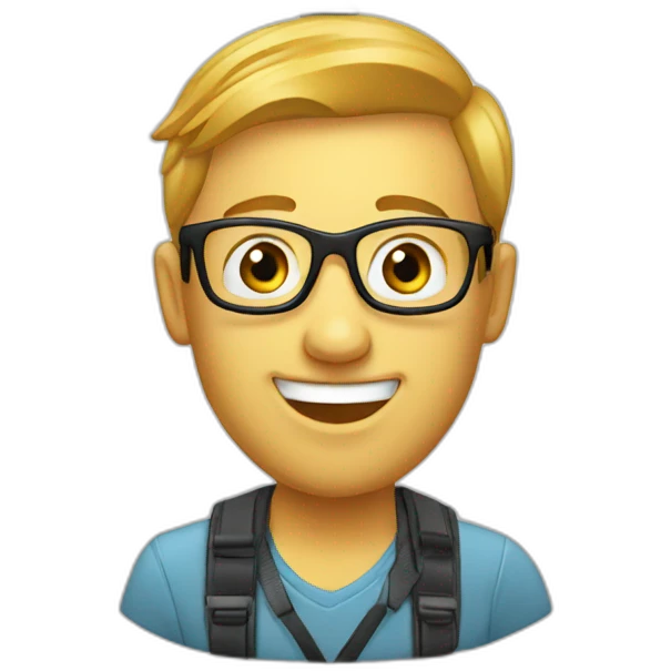Cool conference lanyard emoji