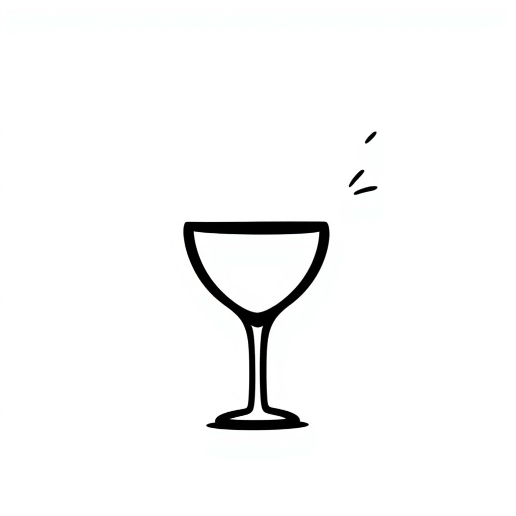 A wine glass icon emoji