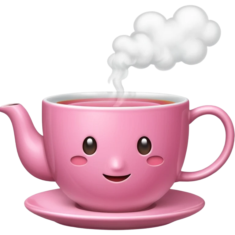 pink cup of tea
 emoji