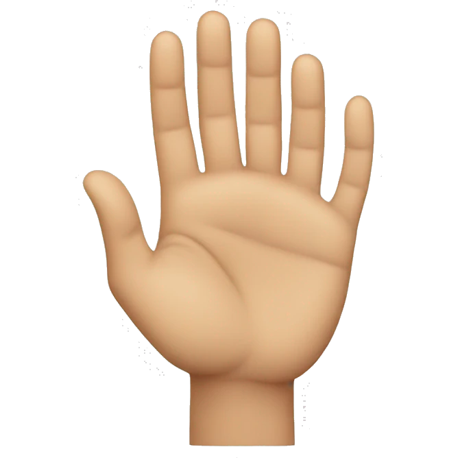 2 hands open emoji