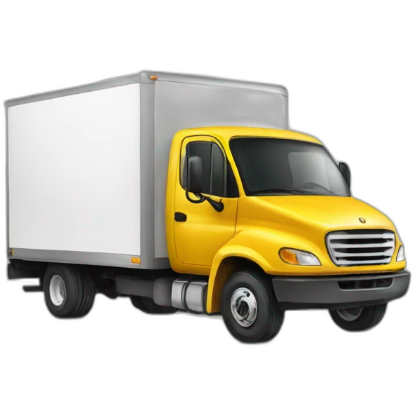 Light commercial vehicle and movers emoji