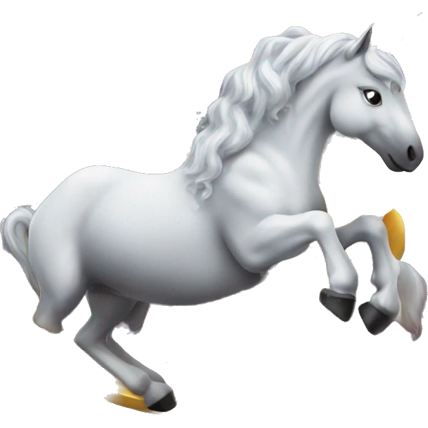 Une licorne sur la lune en train de boire un coca emoji
