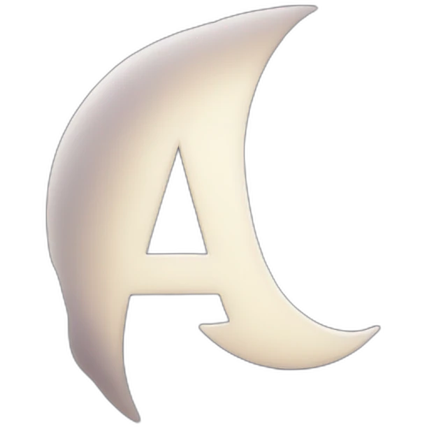 A moon isid it a letter m emoji