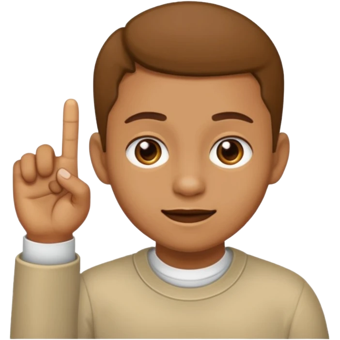 goochi and finger emoji