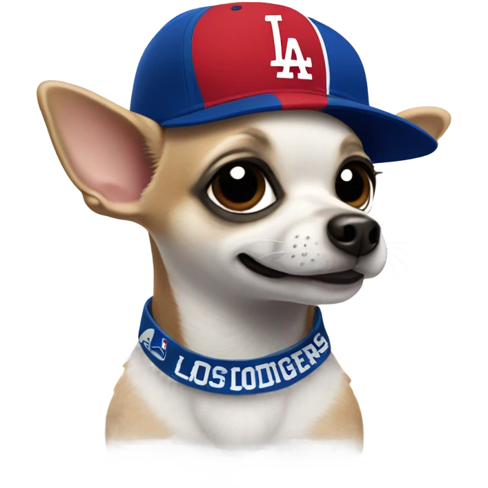 Los Angeles Dodgers Chihuahua emoji