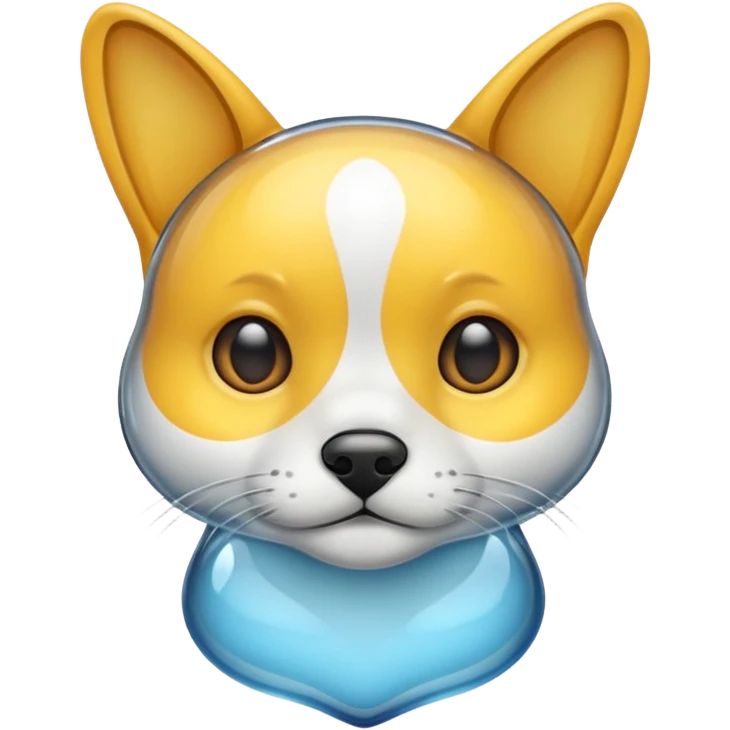 pet with glass emoji