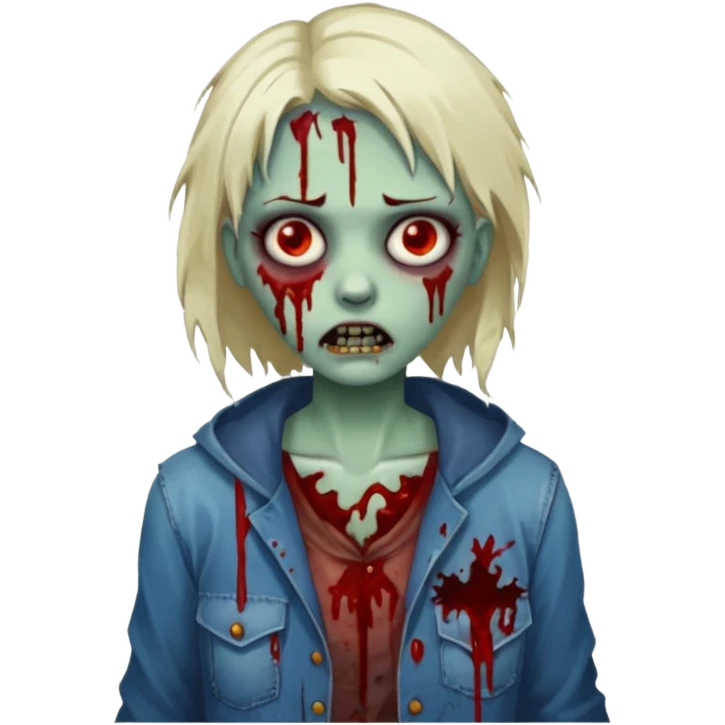 zombie girl emoji