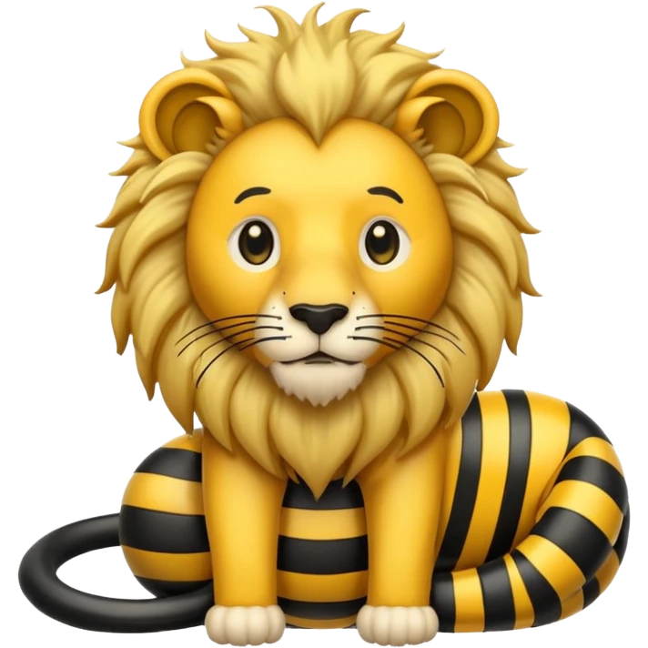 hose and bee and  lion emoji