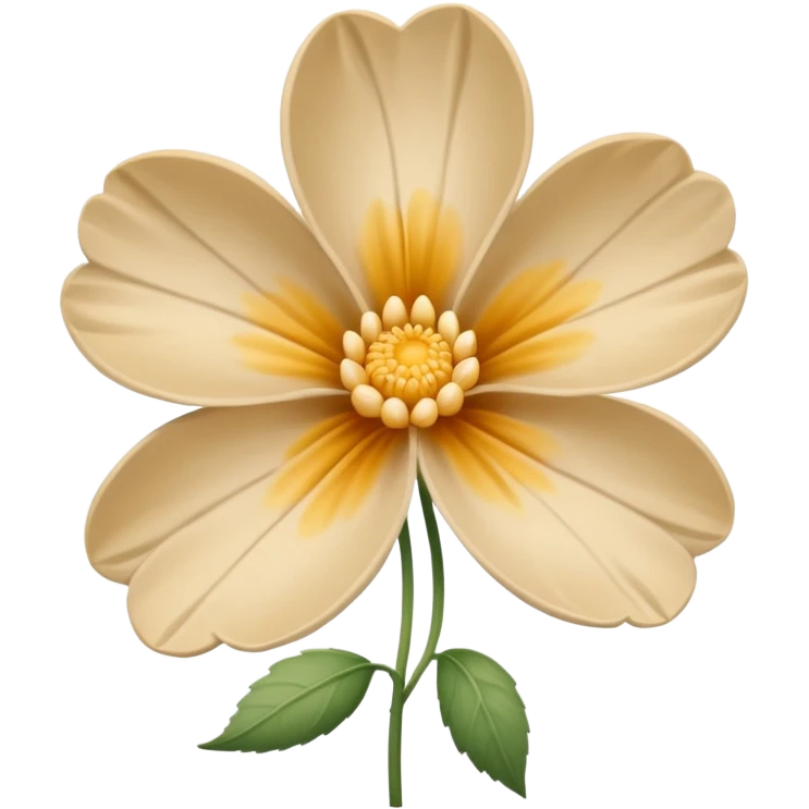flower beige emoji