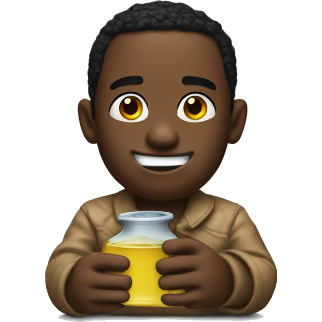 Diddy holding oil emoji