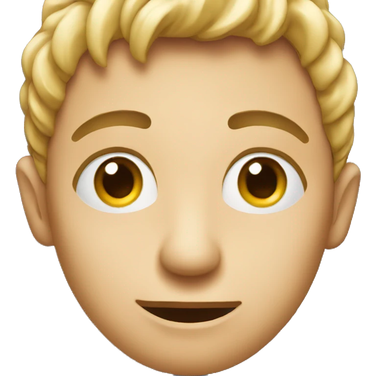Normal emoji face giving a side eye emoji