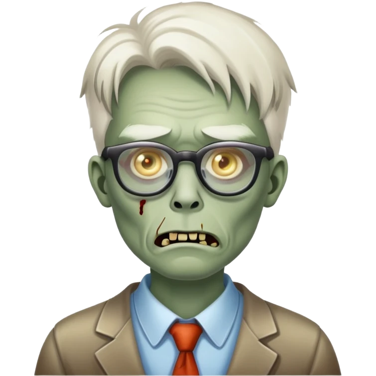 office zombie clerk waiting for break emoji