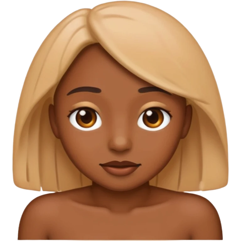 nude color emoji, warm brown skin tone emoji