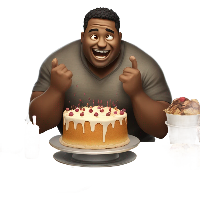 Gluttonous man emoji