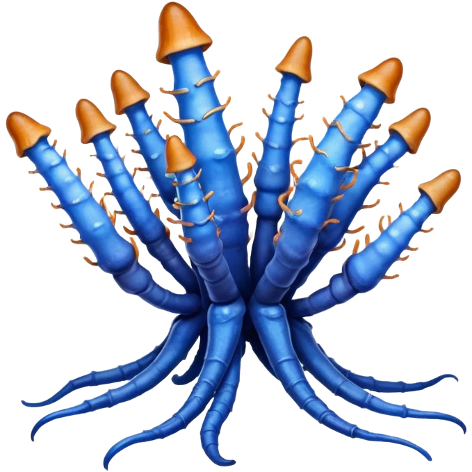 Blue cordyceps emoji