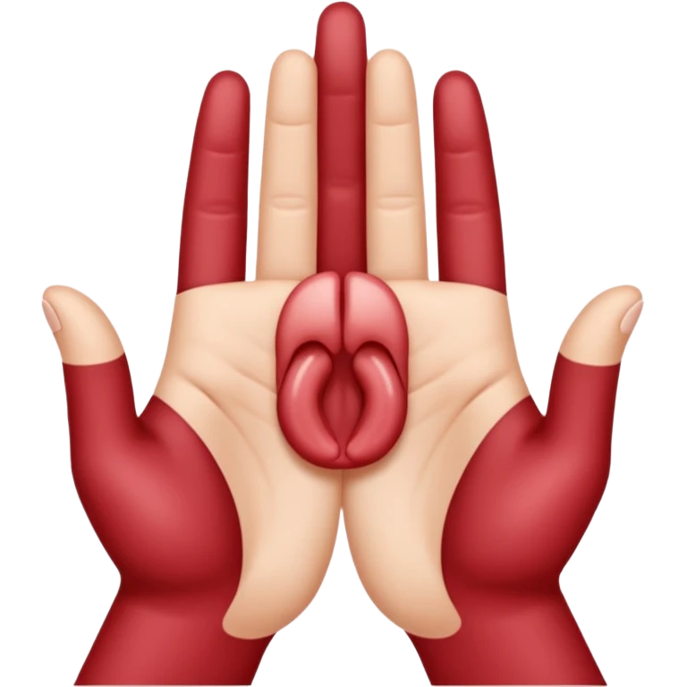 2 fingers inside the vagina emoji