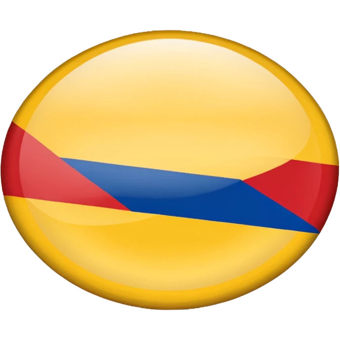 Bandera de colombia circular emoji