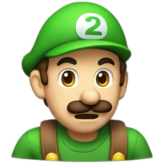 luigi-scared emoji