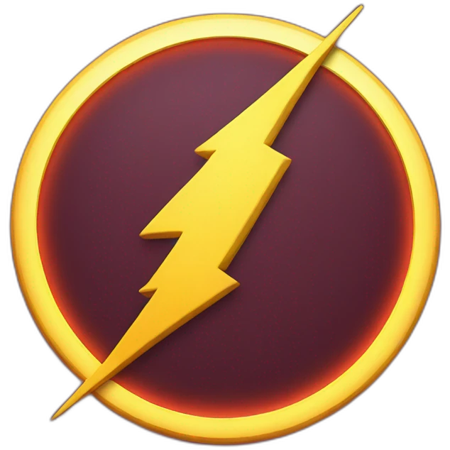 the flash logo emoji