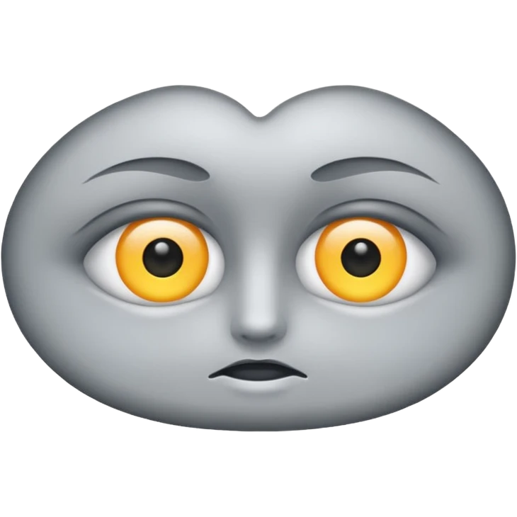 Gray under-eye patches emoji